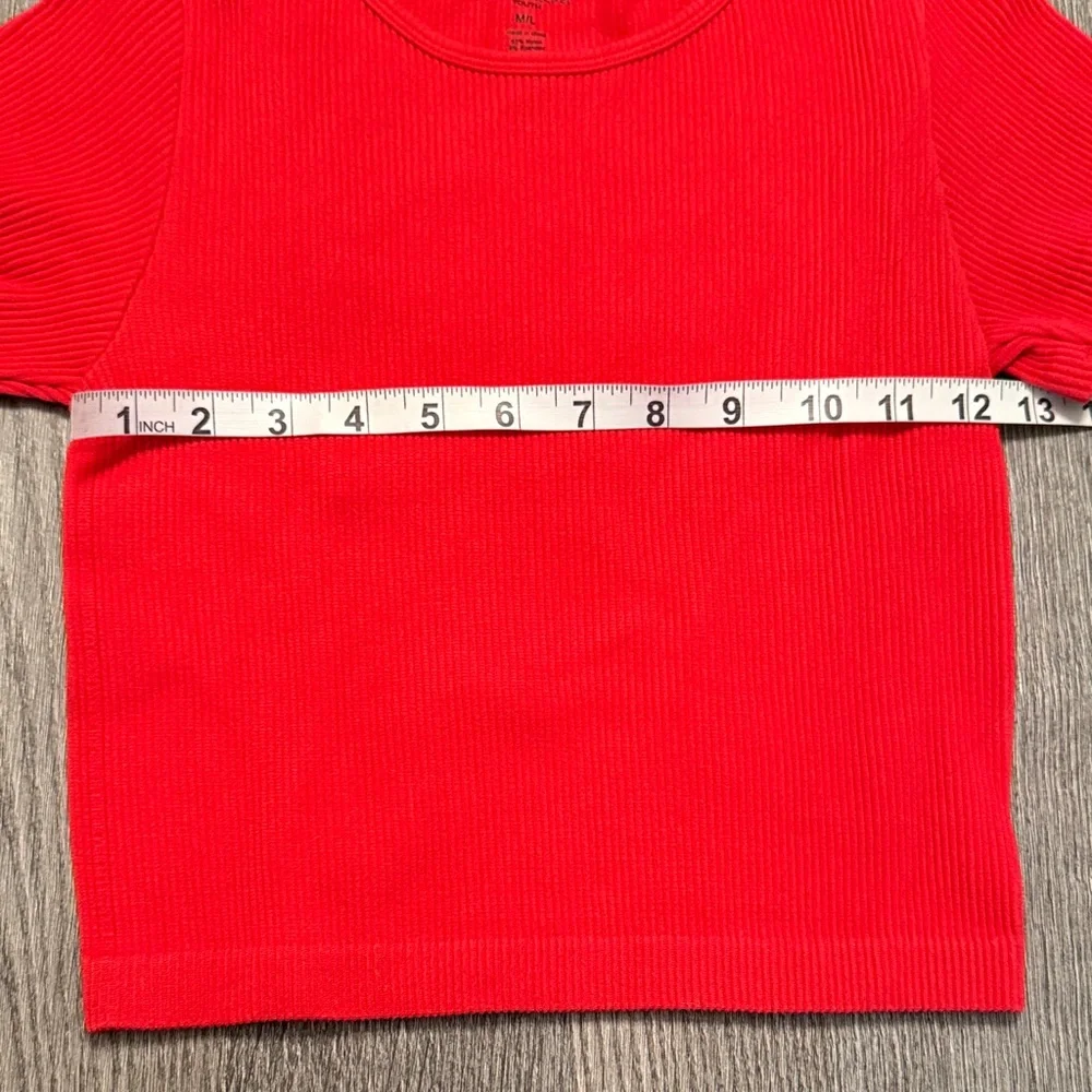 Vibrant Red Kids Short Sleeve Tee - Picture 4 of 5